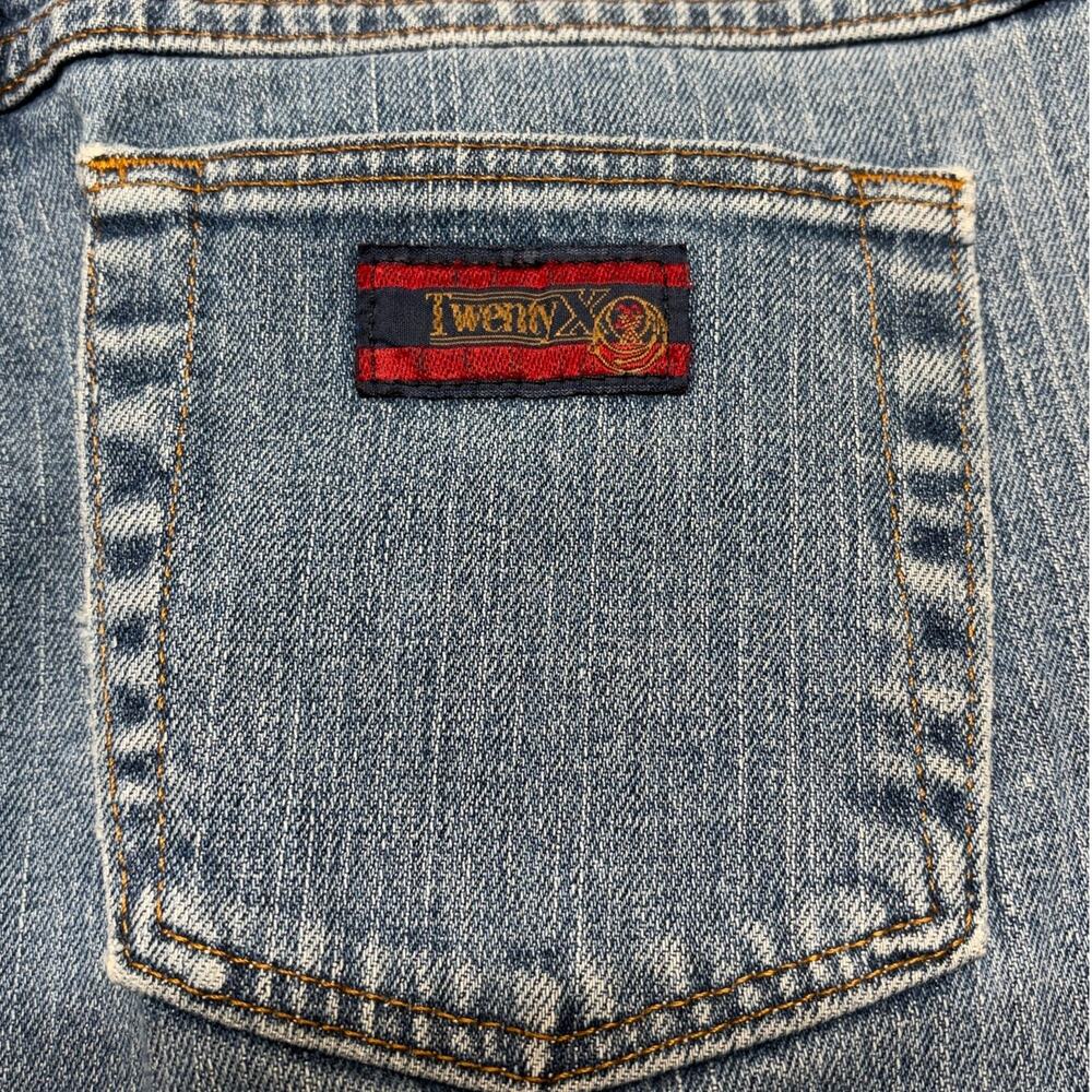 Wrangler Twenty X Tulsa Jeans Womens 5/6x32 Denim Slim-Fit Straight Y2k Cowgirl - Picture 7 of 11